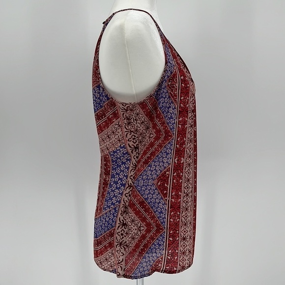 Violet & Claire Halter Top Red Blue Size Medium - Picture 5 of 9